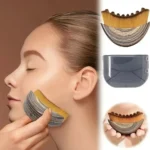 Facial Massage Brush With Soft Bristles Ergonomic Design For Gentle Exfoliation Home Spa Self-Care Ritual Includes Storage Box