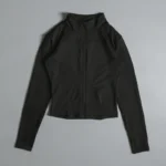 Women Zip Fitness Yoga Shirt Long Sleeve Sports Jacket Gym Top Activewear Running Coats Workout Clothes Woman - Image 4