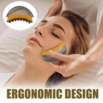 Facial Massage Brush With Soft Bristles Ergonomic Design For Gentle Exfoliation Home Spa Self-Care Ritual Includes Storage Box - Image 2