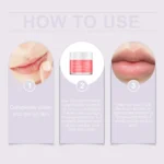 Four Fruit Flavors Lip Care Kit-24H Day&Night Lip Ritual,Double Fruity Exfoliation&Intense Overnight Sleep Mask,Anti-Aging & Line Smoothing&The Ultimate Self-Care Gift - Image 7