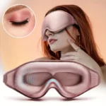 Super Soft 3D Silk Sleeping Eye Mask - Soft and Comfortable, Suitable for All Skin Tones, Unisex, Travel and Home Use, Relax Accessories, Enjoy a Better Sleeping Experience, Soft and Comfortable for Yoga, Travel and Nap with 3D Stereo Eye Mask - Image 6